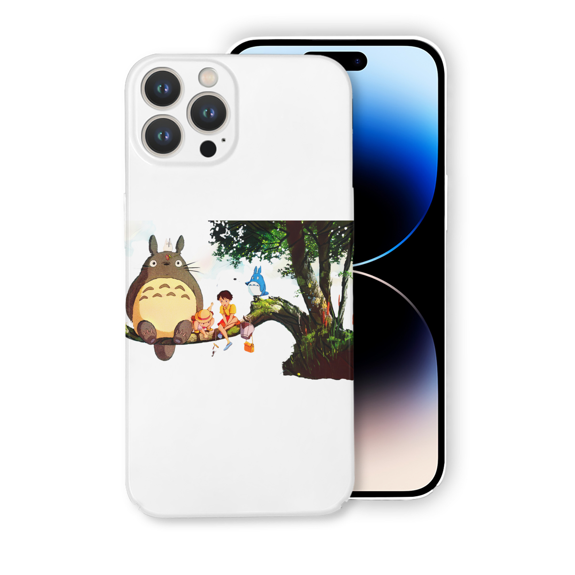 （画像用） となりのトトロ 草壁メイ 草壁サツキ My Neighbor Totoro Satsuki Kusakabe Mei Kusakabe 【iPhone 14シリーズ対応】ハードケース